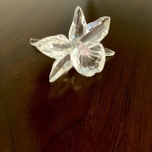 Swarovski Crystal Flower and animal decoration. Excellent condition. No boxes.